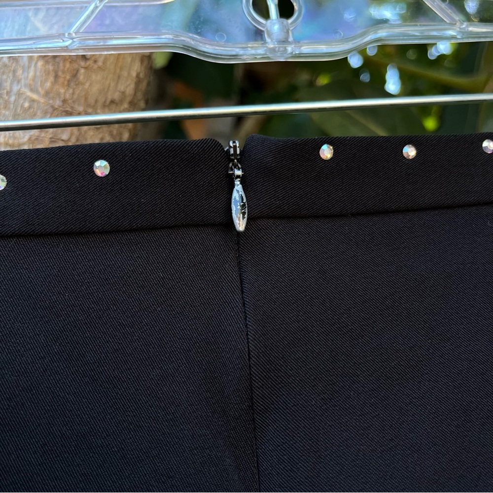 Vintage Y2K Forever 21 Rhinestone Pants in black . - Picture 8 of 10